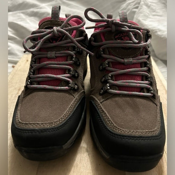 Camel Crown Women’s Shoes Sneakers K83149660 Smoke Gray Plum Hiking Outdoor 7.5 - Picture 3 of 8